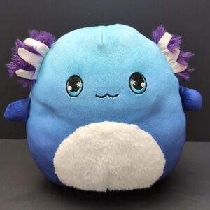 Squishmallows Original Miss Vi the Blue Axolotl Soft Plush Toy.